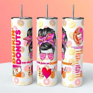 Dunkin’ Donuts inspired 20oz Stainless Steel Tumbler